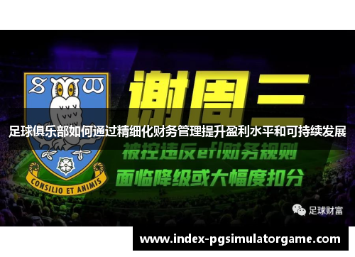 足球俱乐部如何通过精细化财务管理提升盈利水平和可持续发展