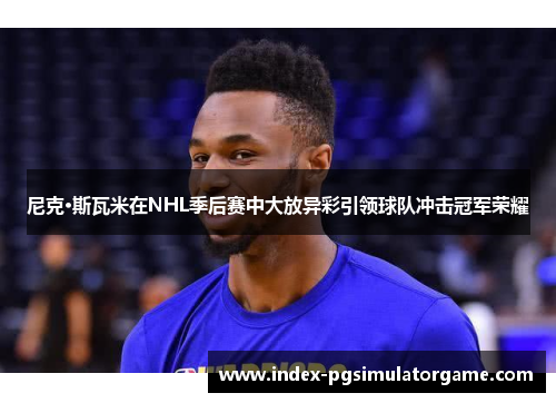 尼克·斯瓦米在NHL季后赛中大放异彩引领球队冲击冠军荣耀